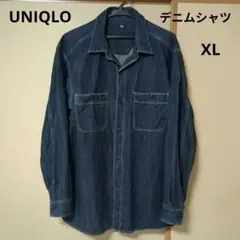 UNIQLO　ダークブルーデニムシャツ XLサイズ