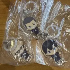 ハイキュー　ふらっとめじるしアクセサリー 田中龍之介 月島蛍 影山飛雄