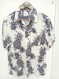 CORISCO パイナップル柄 アロハシャツ Mサイズのサムネイル