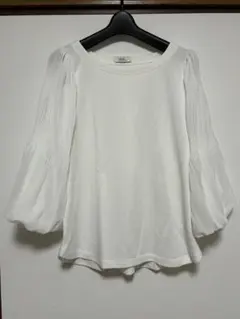 【美品】earth 長袖ブラウス フリーサイズ