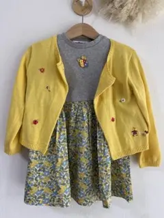 ファミリア ワンピース カーディガン 90