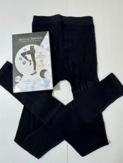 ベルシリーズ リブ着圧レギンス クールタイプ XXXL ブラック　試着のみ美品