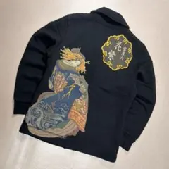 gakkin noko猫刺繍ナガソデシャツ black - メルカリ