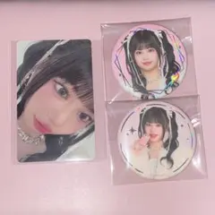 は*な様 ME:I　村上璃杏　有明　缶バッジ　トレカ