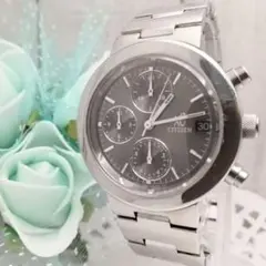 稼動品 シチズン XC 腕時計 エコドライブ クロノグラフ