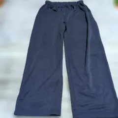 ダークグレー ワイドパンツ ゴムウエスト　パジャマパンツ　LLサイズ