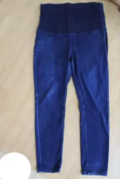 マタニティデニムパンツ ダークブルー