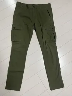 【CavariA】カーゴパンツ オリーブ Lサイズのサムネイル