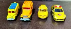 ミニカー 4台セット イエロー系　まとめ売り