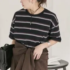 【新品】汗ジミ防止ボーダービッグT【JOURNAL STANDARD】のサムネイル