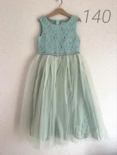 Catherine Cottage ミントグリーン ドレス ノースリーブ　140