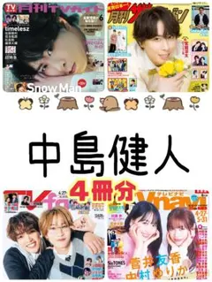月刊TVガイド ザテレビジョン TVnavi 中島健人 切り抜き - メルカリ