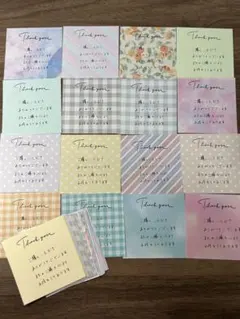 手書きサンキューカード サンクスカード60枚 ꕤ︎︎-61
