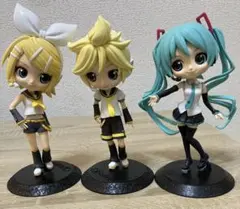 Q posket 初音ミク 鏡音リン 鏡音レン フィギュア 3体セット