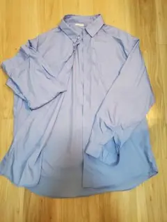 GU シャツ ブルー
