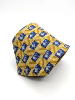 良品✨ pierre cardin ネクタイ シルク ゴールド 1046