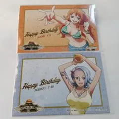 ONE PIECE ワンピース バースデーブロマイド 麦わらストア ナミ - メルカリ