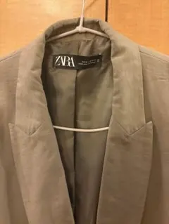 ZARA カーキ ジャケット セットアップ