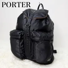 美品 希少 PORTER タンカー リュック バックパック ナイロン ブラックのサムネイル