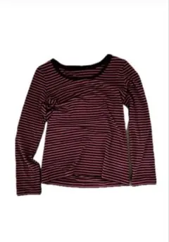 赤黒ボーダーロンT