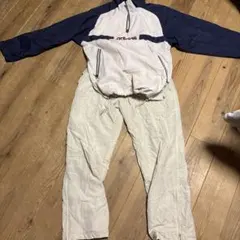 adidas ジャージ上下セット Mサイズ ホワイト/ネイビー