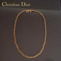 クリスチャンディオール チェーンネックレス CDロゴ ゴールド希少