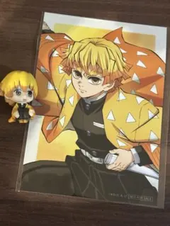 鬼滅の刃 無限城編 オンラインくじ 我妻善逸 ブロマイド ならぶんです