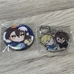 アイドリッシュセブン 龍之介 缶バッジ アクリルキーホルダー 2点セット