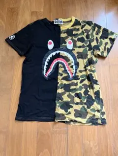 A BATHING APE シャーク Tシャツ カモフラのサムネイル