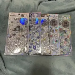 R様専用　光るジュエルプチドロップシール　5枚セット