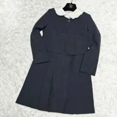 キャサリンコテージ 3点 卒服 ワンピース フォーマル ネイビー 140