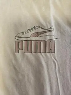 PUMA スニーカー ロゴ Tシャツ　XLサイズ 男女兼用