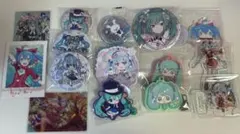 プロセカ 初音ミク グッズ まとめ売り 缶バッジ アクスタ ぬいぐるみ