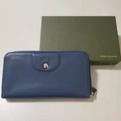 LONGCHAMP ネイビー 長財布 箱付きのサムネイル