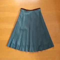 ユナイテッドアローズ プリーツスカート ダークグリーン