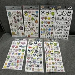 たまごっち　大人の図鑑シール　4size ステッカー　７枚セット