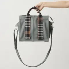 【お値下げ中】ear PAPILLONNER｜ワイドテープボストンバッグ