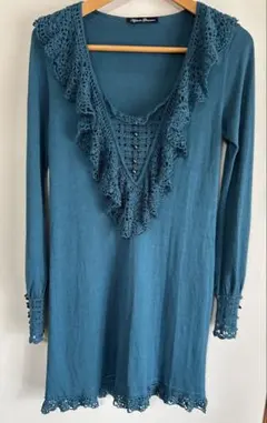 ヒステリックグラマー　長袖　ニット　 グリーン系