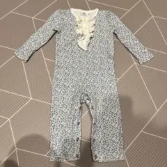 美品　ラルフローレン　長袖　花柄　ロンパース