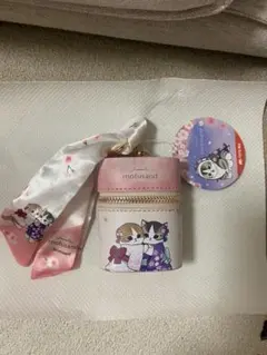mofusand スカーフチャーム付きポーチ 桜満開