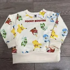 【新品】ポケットモンスター トレーナー 90㎝