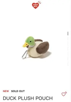 HUMAN MADE DUCK PLUSH POUCH
