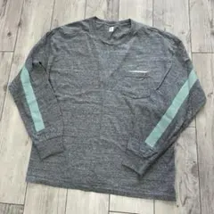 KAPTAIN SUNSHINE 長袖 ポケットTシャツ グレー 38のサムネイル