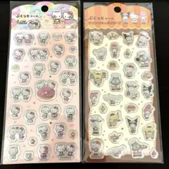 ④ 【新品】サンリオキャラクターズ ぷくっとシール ハローキティ　シナモロール