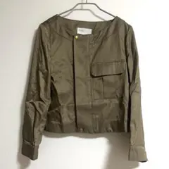 イエナ　ライトアウター　ノーカラージャケット