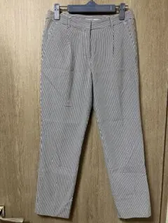 NATURAL BEAUTY BASIC ストライプパンツ M