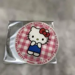 ハローキティ チェック柄 コースター