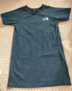 THE NORTH FACE 半袖ワンピース 130cm デニムブルー