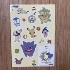 monpoké popup shop モンポケ シール ステッカー 非売品のサムネイル