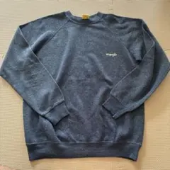 80s Wrangler ラグラン スウェット USA製 L ネイビーのサムネイル